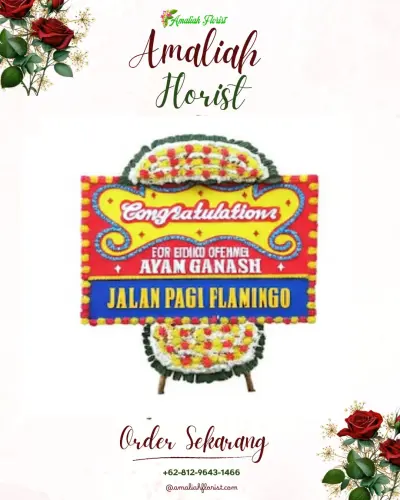 Bunga Papan Congratulation ceger